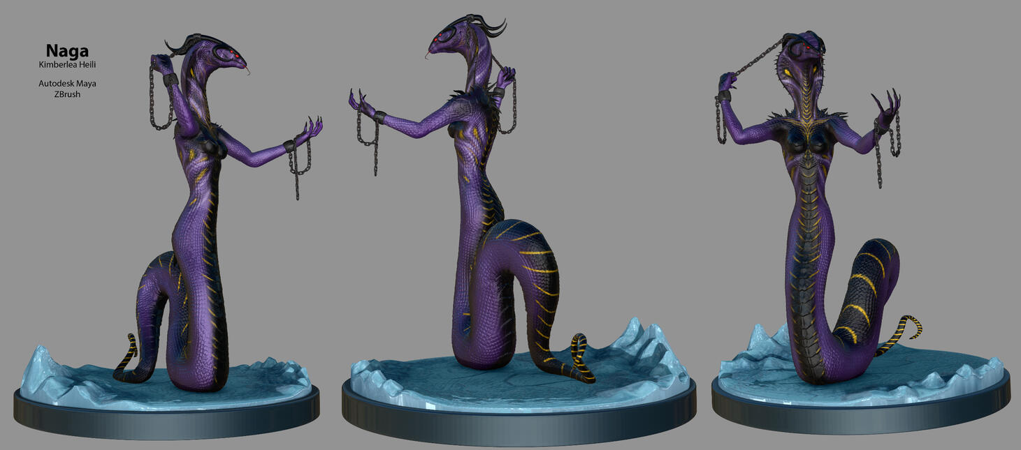 Naga in ZBrush